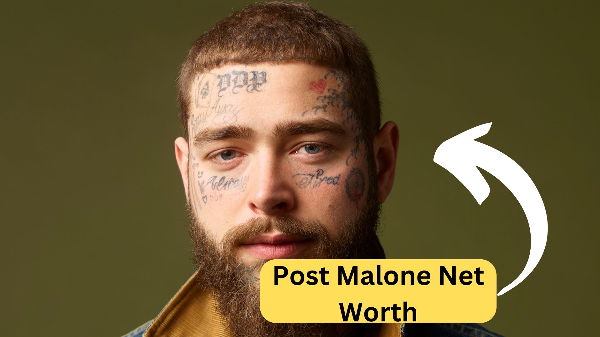 Post Malone Net Worth representing his wealth and success in the music industry.